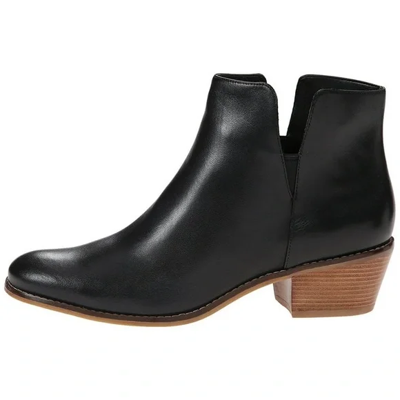 Cole Haan Abbot pull on leather Bootie in black sz 8.5 - Picture 4 of 11